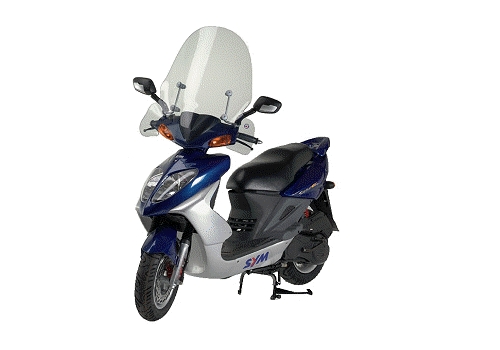 Fabbri - Parabrezza Sym Shark 125 Alto Senza Bordo - PAR1815A - Sifam